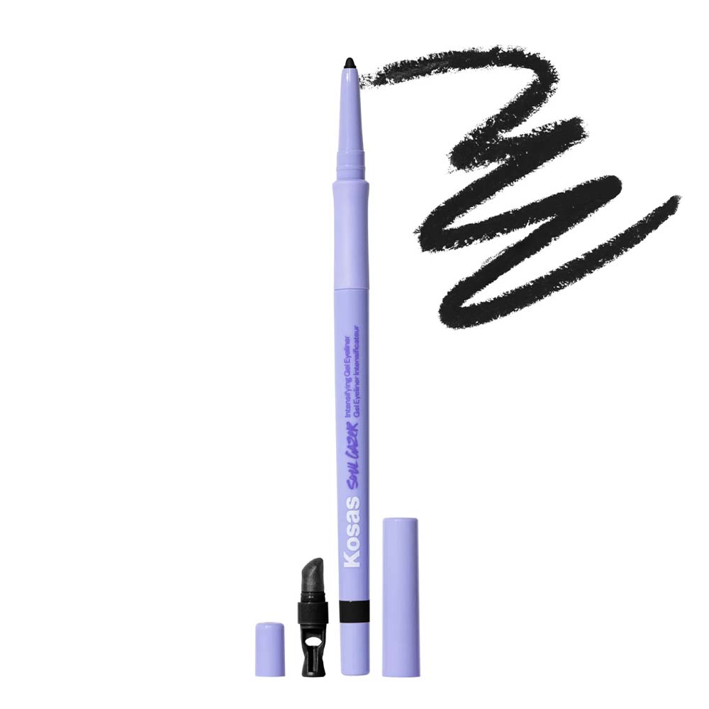 purple waterproof eyeliner with swatch
