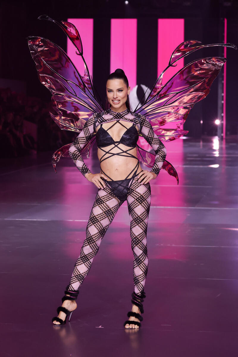 Adriana Lima on the runway at the Victoria's Secret Fashion Show on Oct. 15 in New York.
