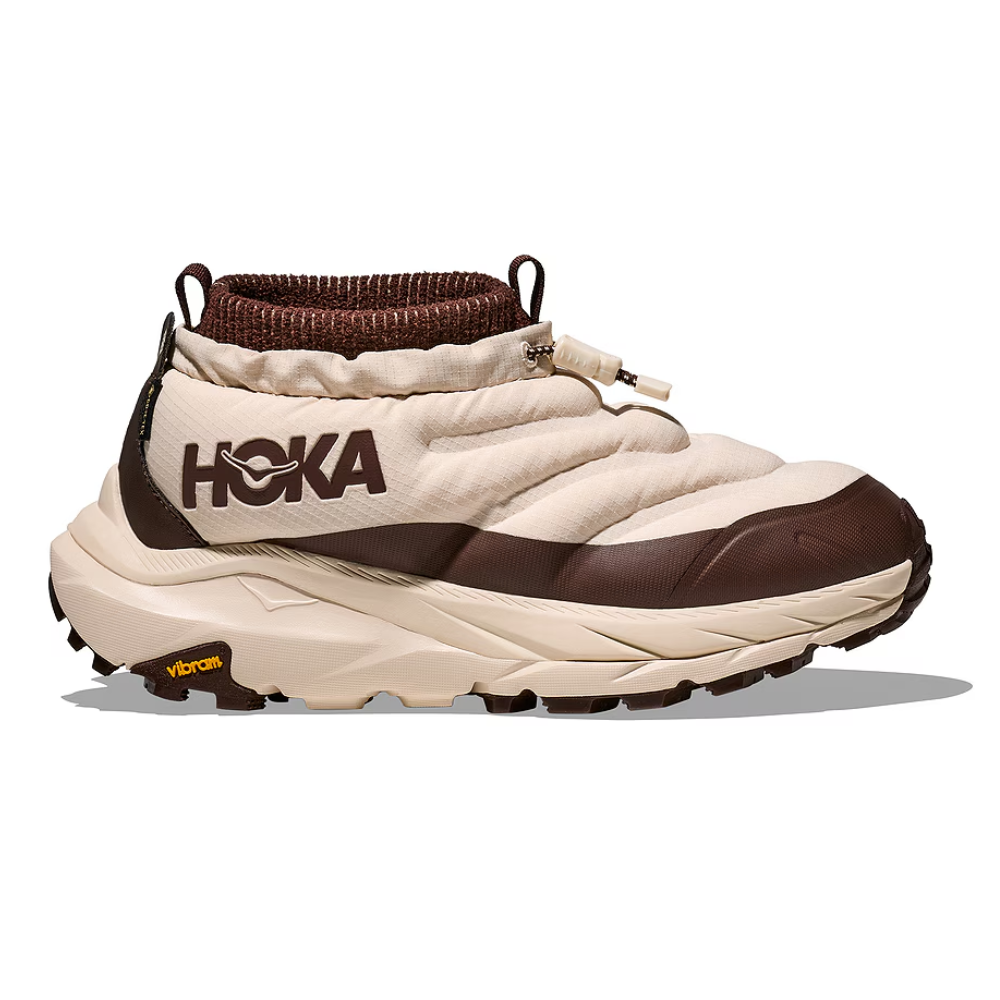 hoka winter sneakers in oatmeal
