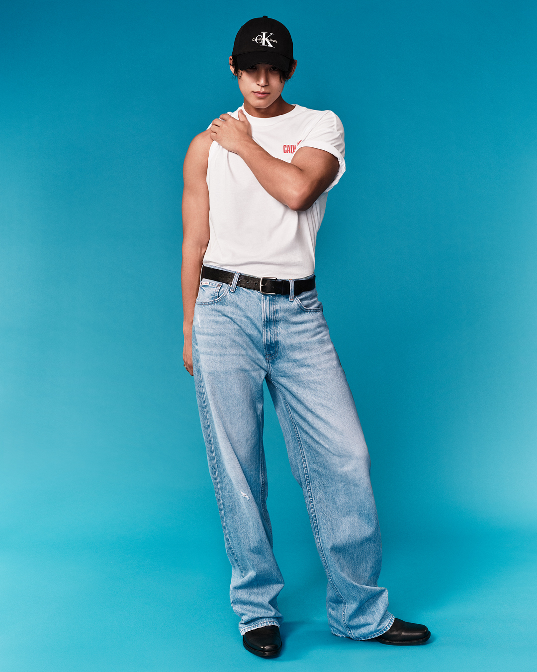 Mingyu for Calvin Klein Jeans, campaign, spring 2025