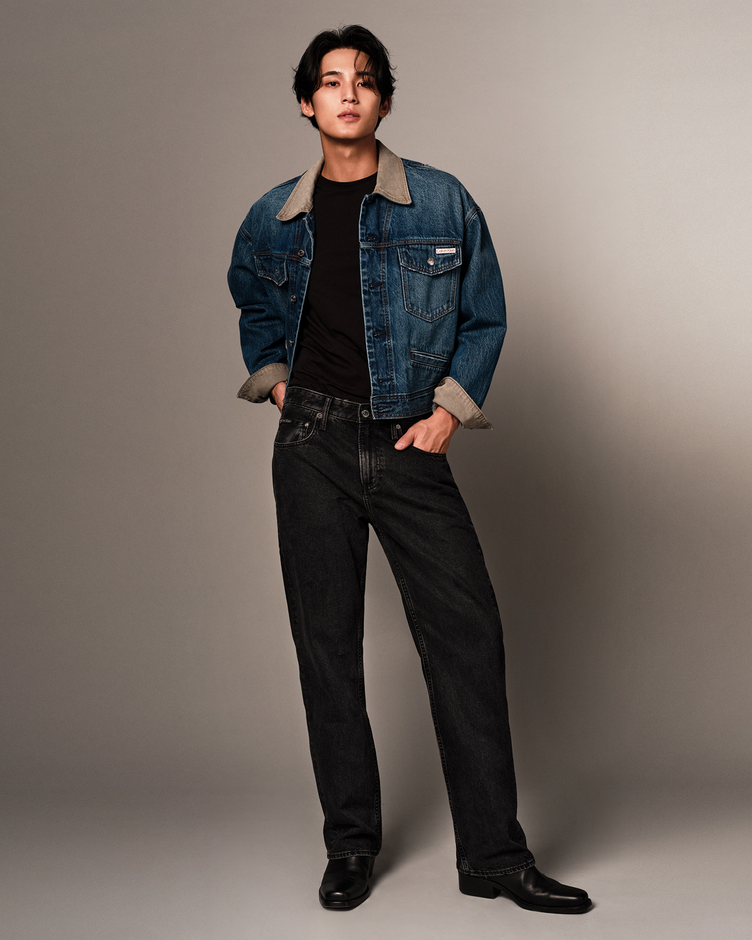 Mingyu for Calvin Klein Jeans, campaign, spring 2025