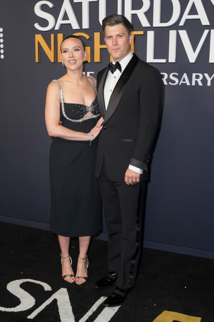 Scarlett Johansson and Colin Jost at