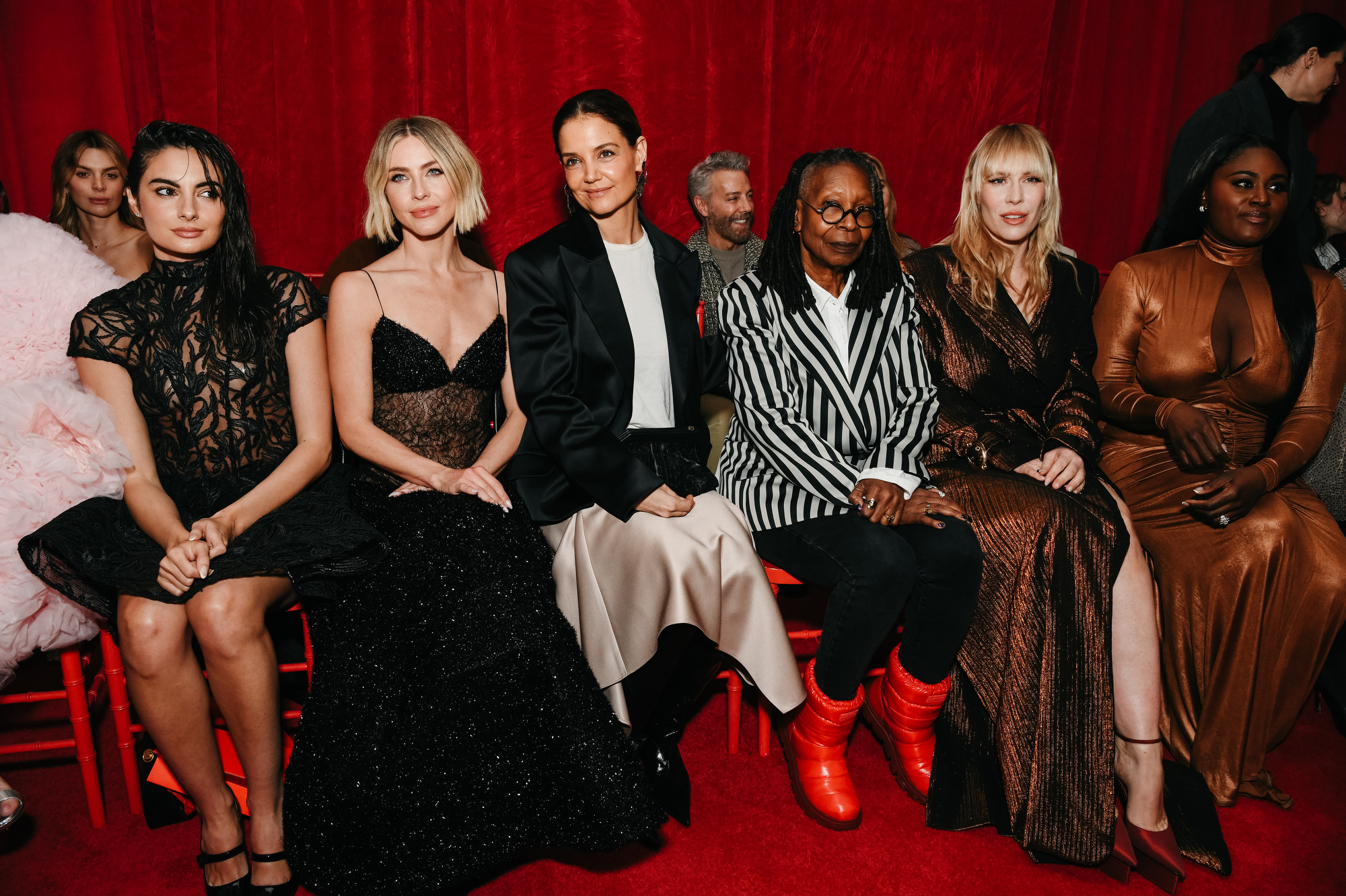 Paige DeSorbo, Julianne Hough, Katie Holmes, Whoopi Goldberg, Natasha Bedingfield and Danielle Brooks