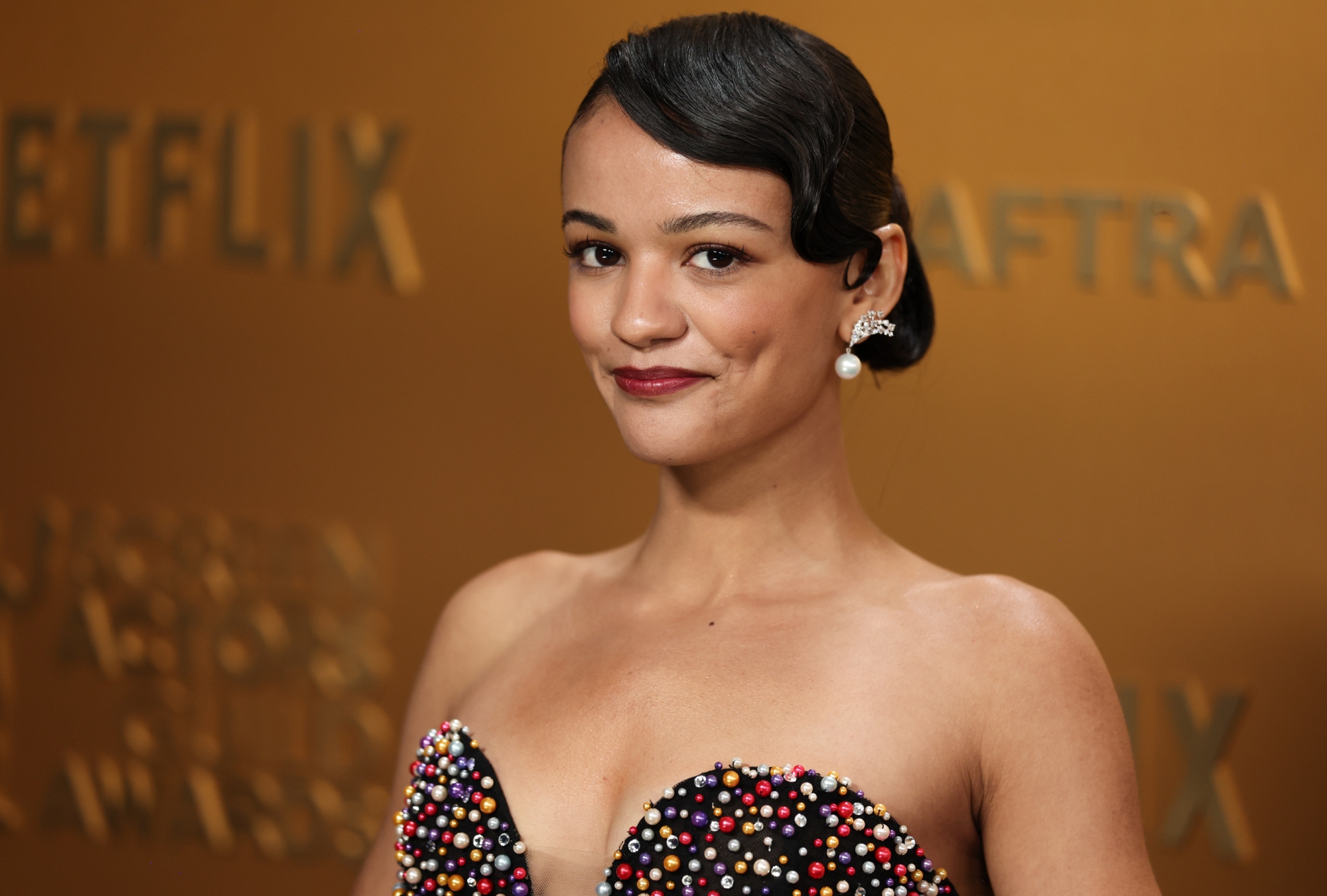 Marissa Bode, SAG Awards 2025, Tony Ward, red carpet