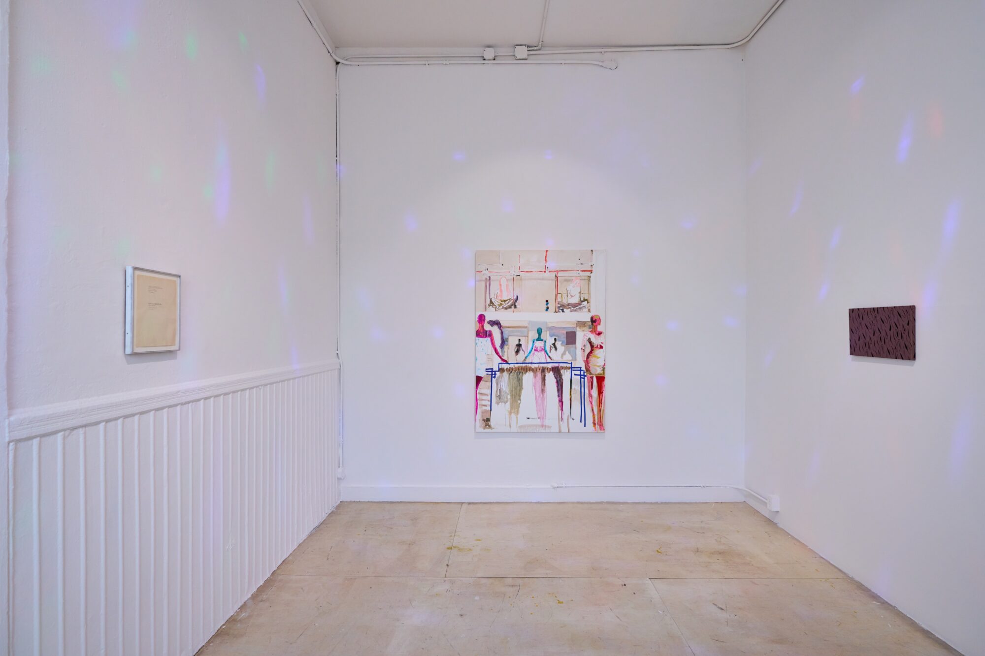 Installation view of Whitney Claflin: I was wearing this when you met me, on view at MoMA PS1 from March 27 through August 25, 2025. Courtesy MoMA PS1.