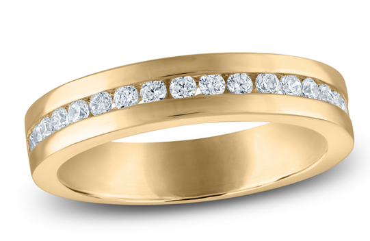 Vera Wang Vow mined wedding band, priced $1,500.