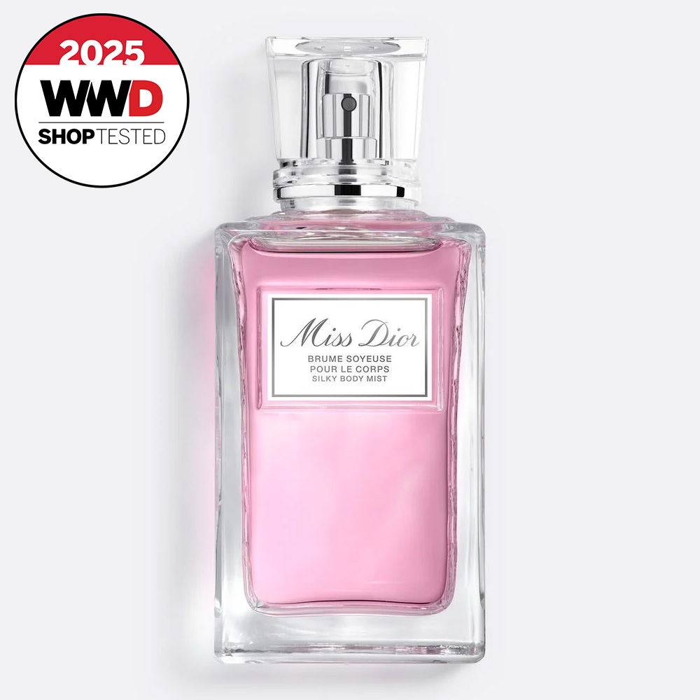 pink bottle of body spray