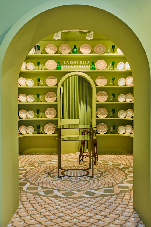 La DoubleJ's pop-up store at Milan Design Week.