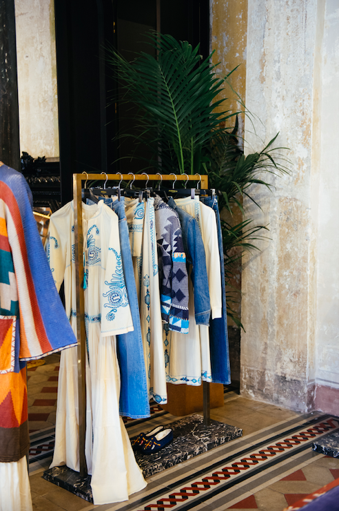 Inside Fortela's new store in Milan.