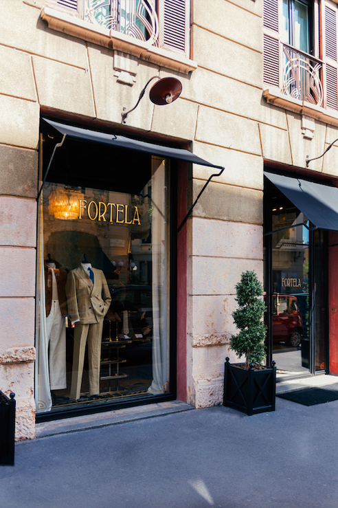 Fortela's new store in Milan.