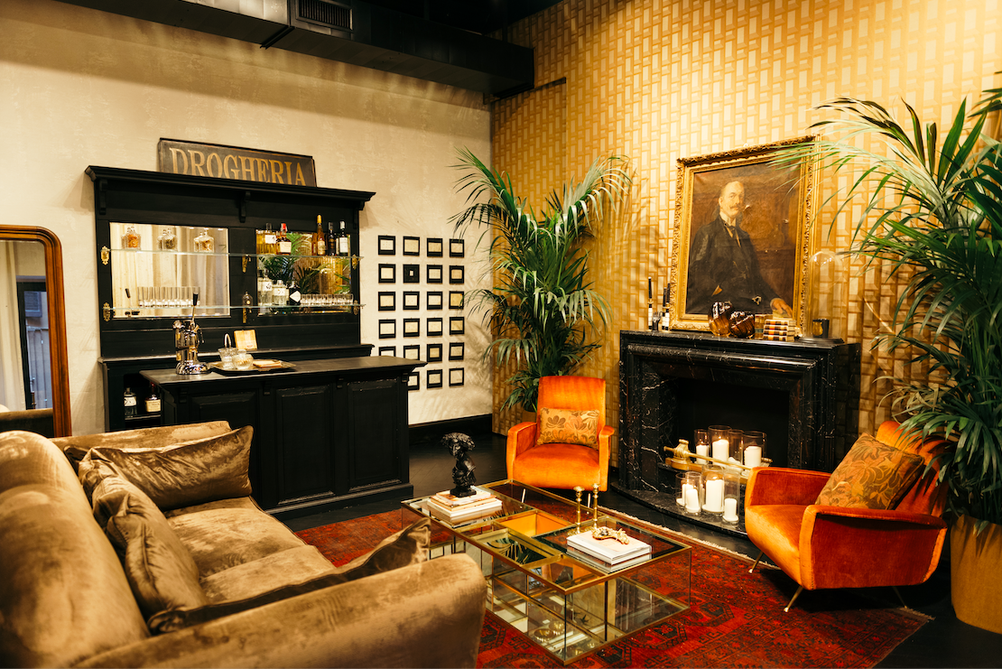 Inside Fortela's new store in Milan.