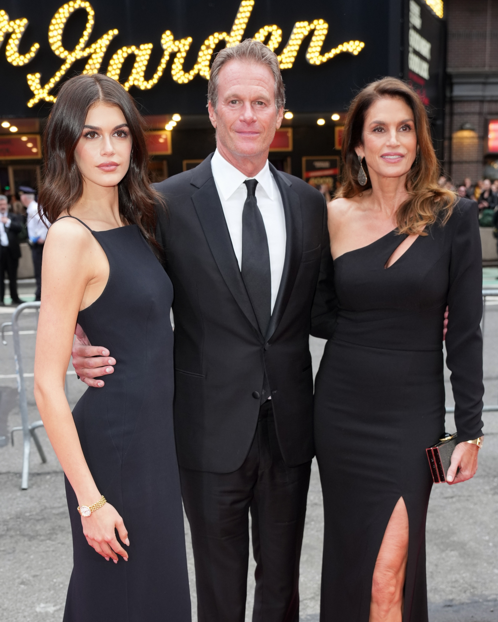 Kaia Gerber, Rande Gerber and Cindy Crawford at