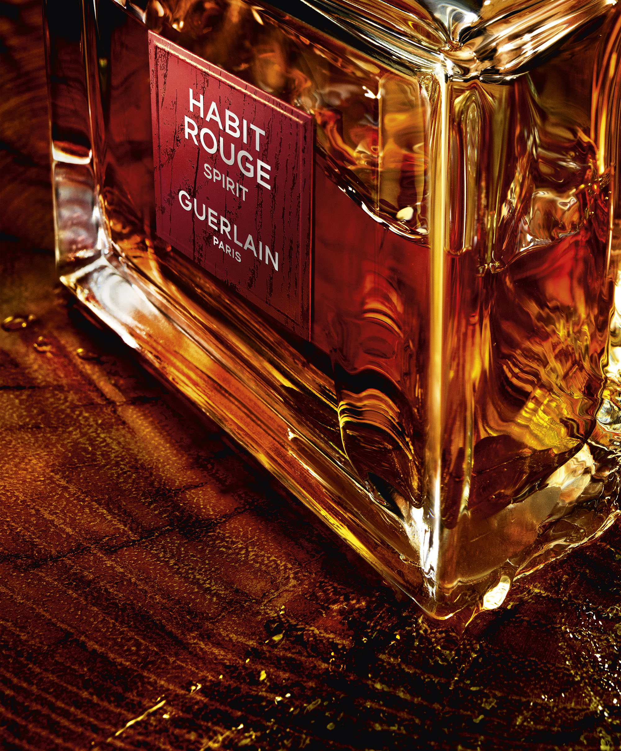 Guerlain and Hennessey collaborate on Habit Rouge Spirit.