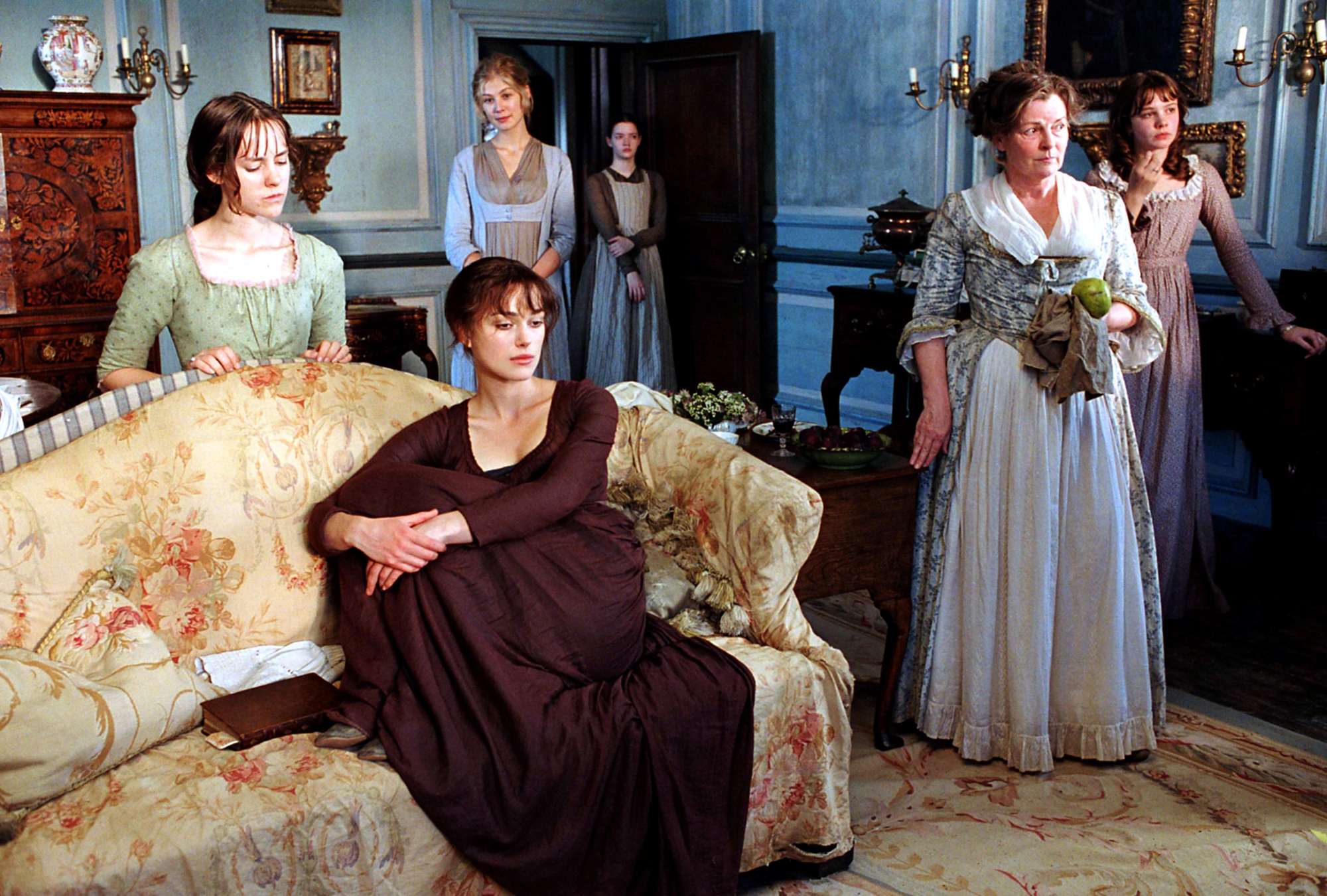 Jena Malone, Keira Knightley, Rosamund Pike, Talulah Riley, Brenda Blethyn and Carey Mulligan in