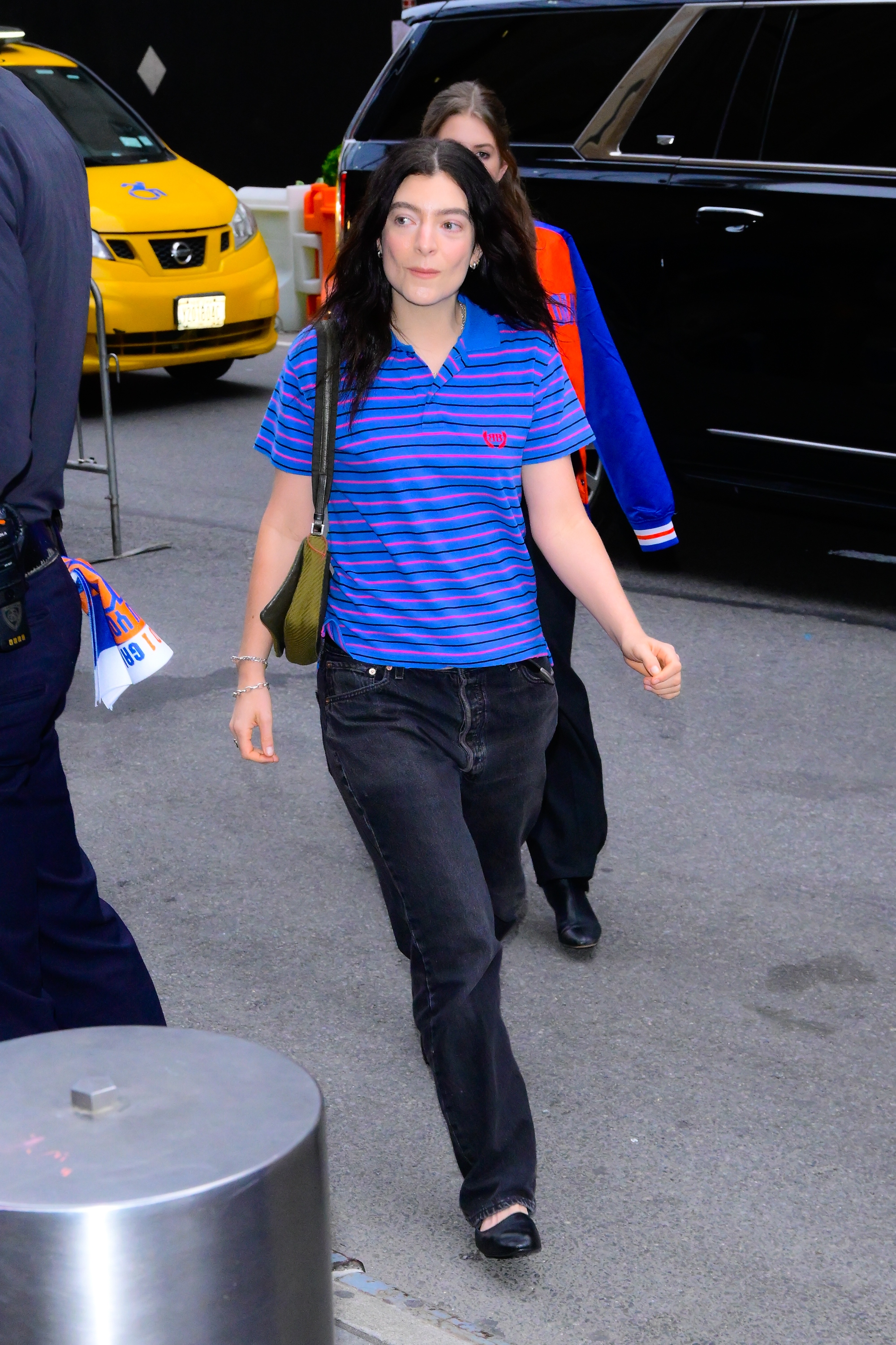 Lorde at the New York Knicks v. Detroit Pistons game.