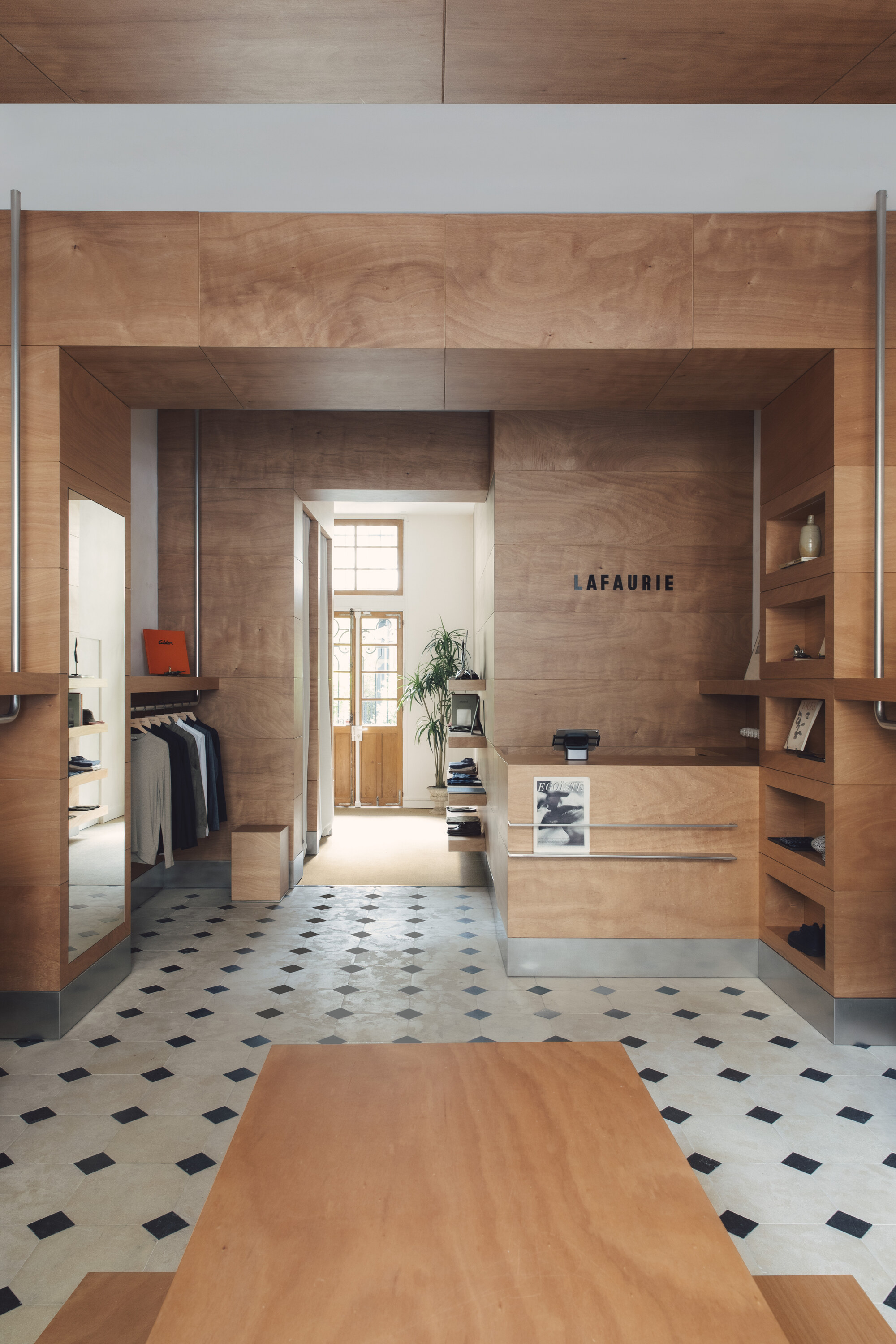 Inside the Lafaurie Rue Vielle-du-Temple Paris flagship.