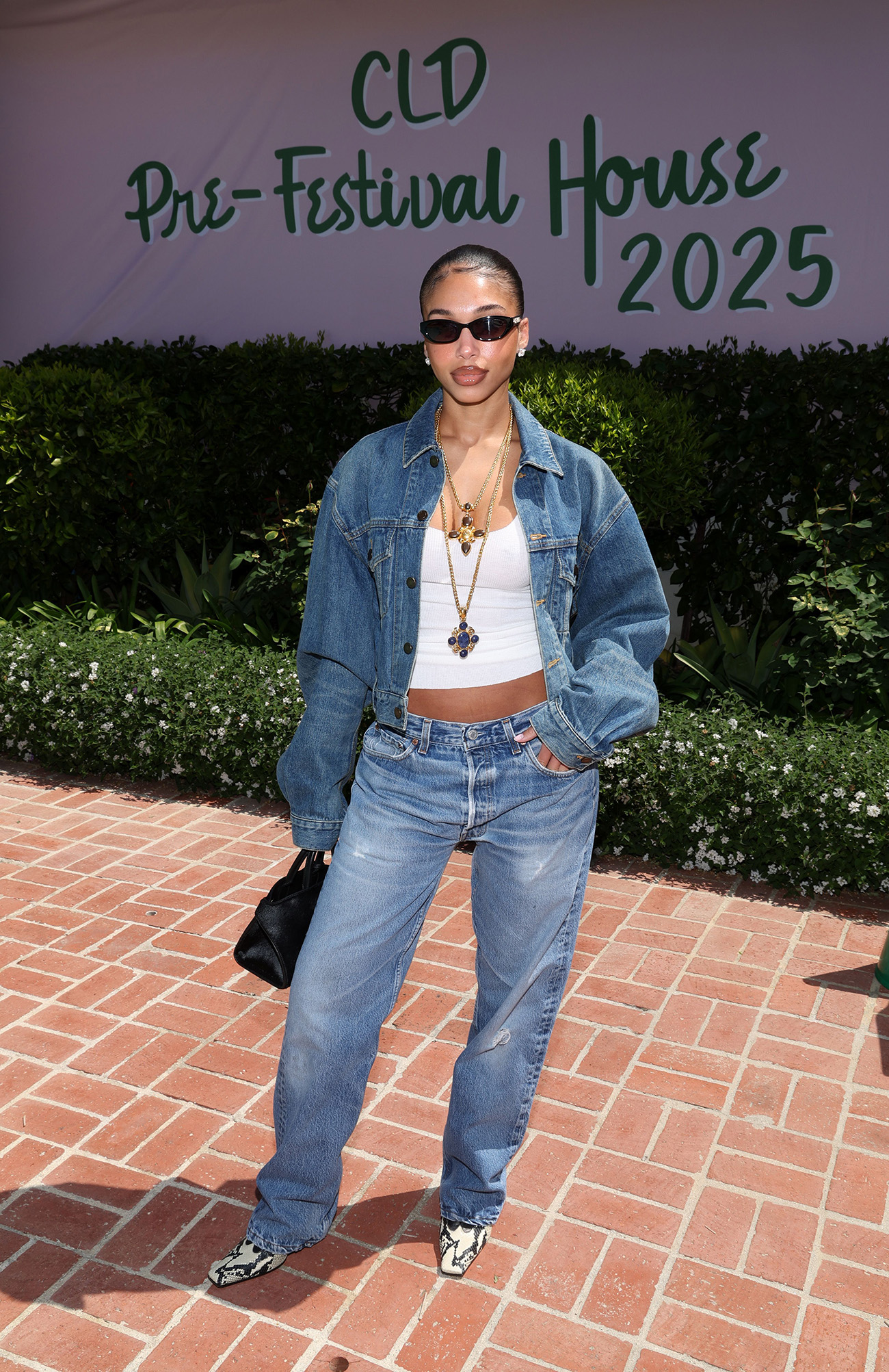 BEVERLY HILLS, CALIFORNIA - APRIL 08: Lori Harvey attends the CLD PR Pre-Festival House 2025 on April 08, 2025 in Beverly Hills, California. (Photo by Phillip Faraone/Getty Images for CLD PR)