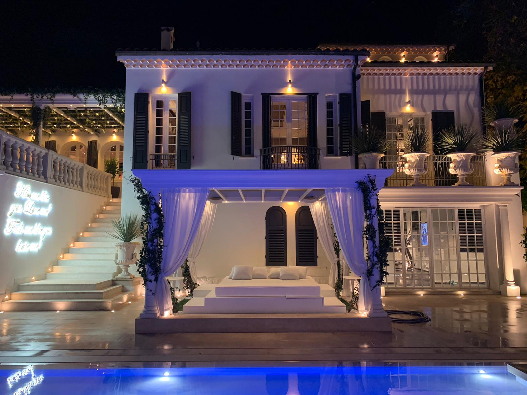Philipp Plein’s house in Cannes.