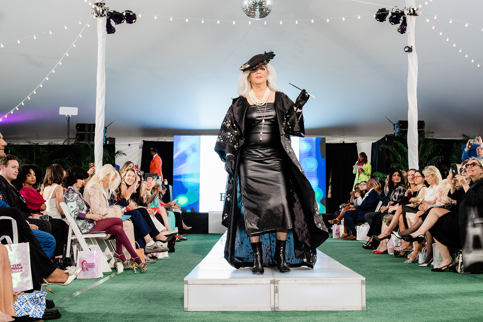 New York City Council Vicki Paladino at the Style Across the Aisle runway show in 2024.