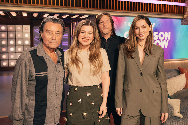 Ana de Armas wears Loewe on 'The Kelly Clarkson Show.'