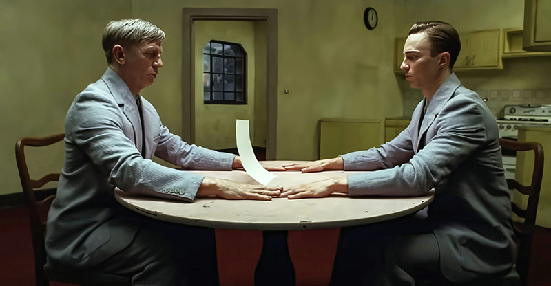 QUEER, from left: Daniel Craig, Drew Starkey, 2024.  © A24/ Courtesy Everett Collection