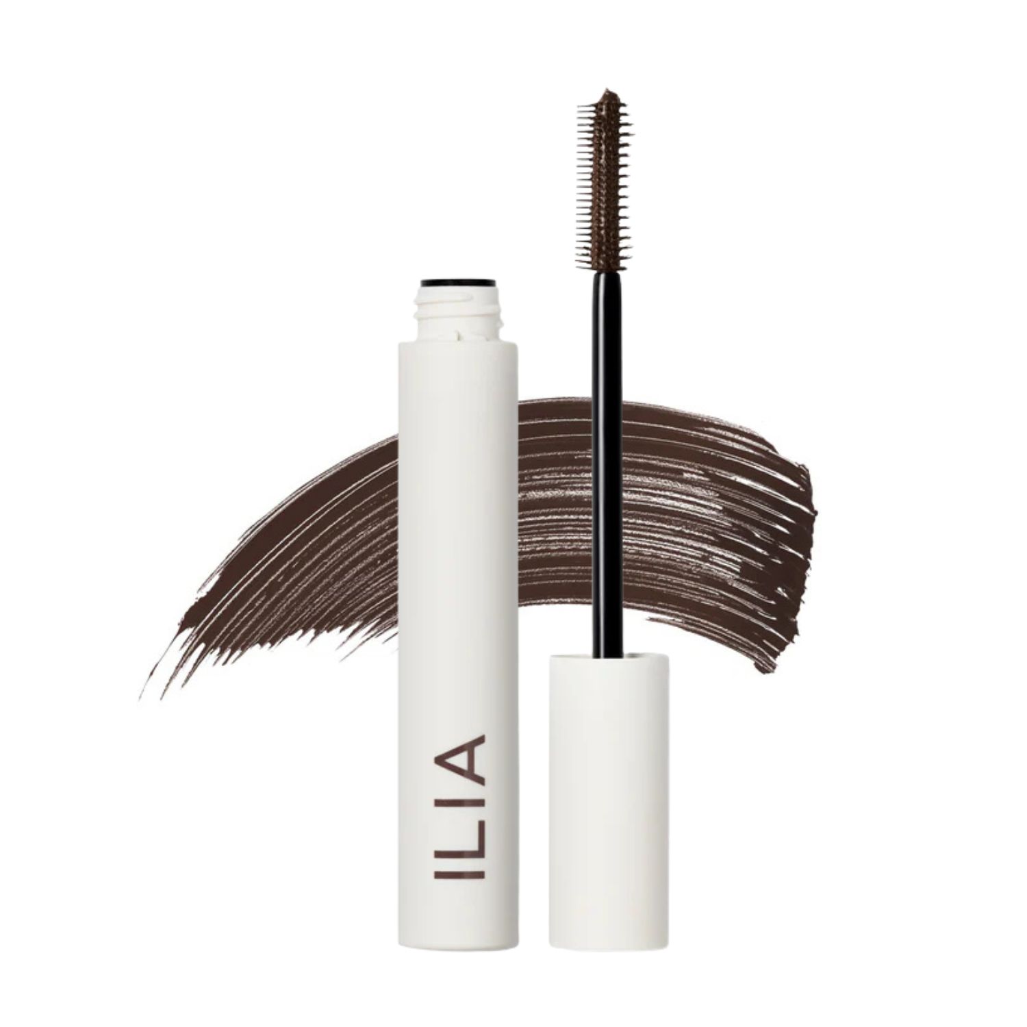 Ilia brown mascara with swatch