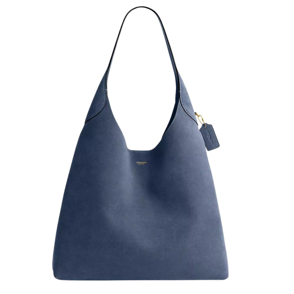 brown leather tote bag