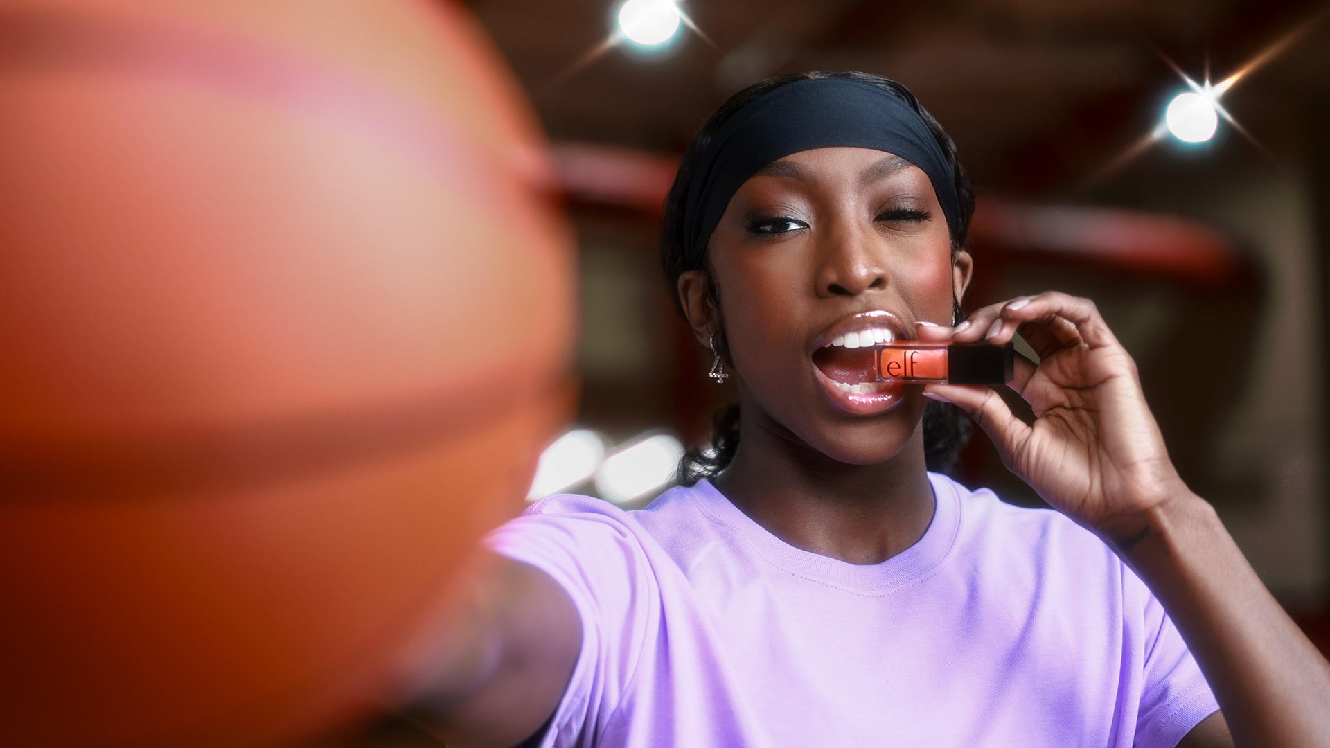 Flau'jae Johnson partners with E.l.f. Cosmetics.