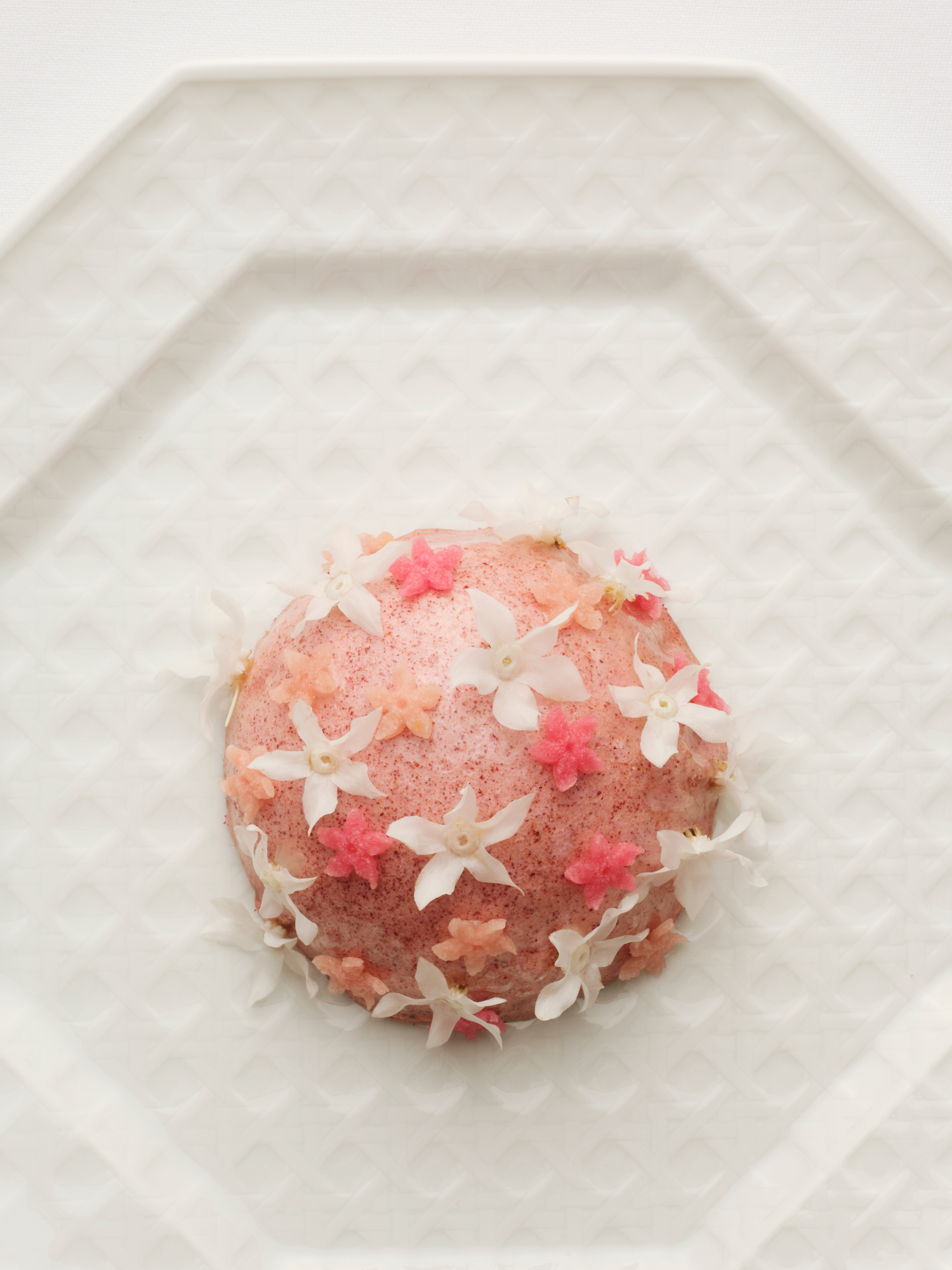 The La Corolle dessert at Le Café Dior in Saint-Tropez