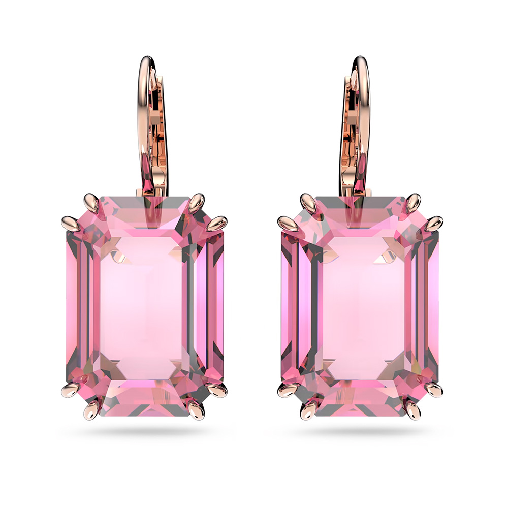 Swarovski Millenia Drop Earrings on white background