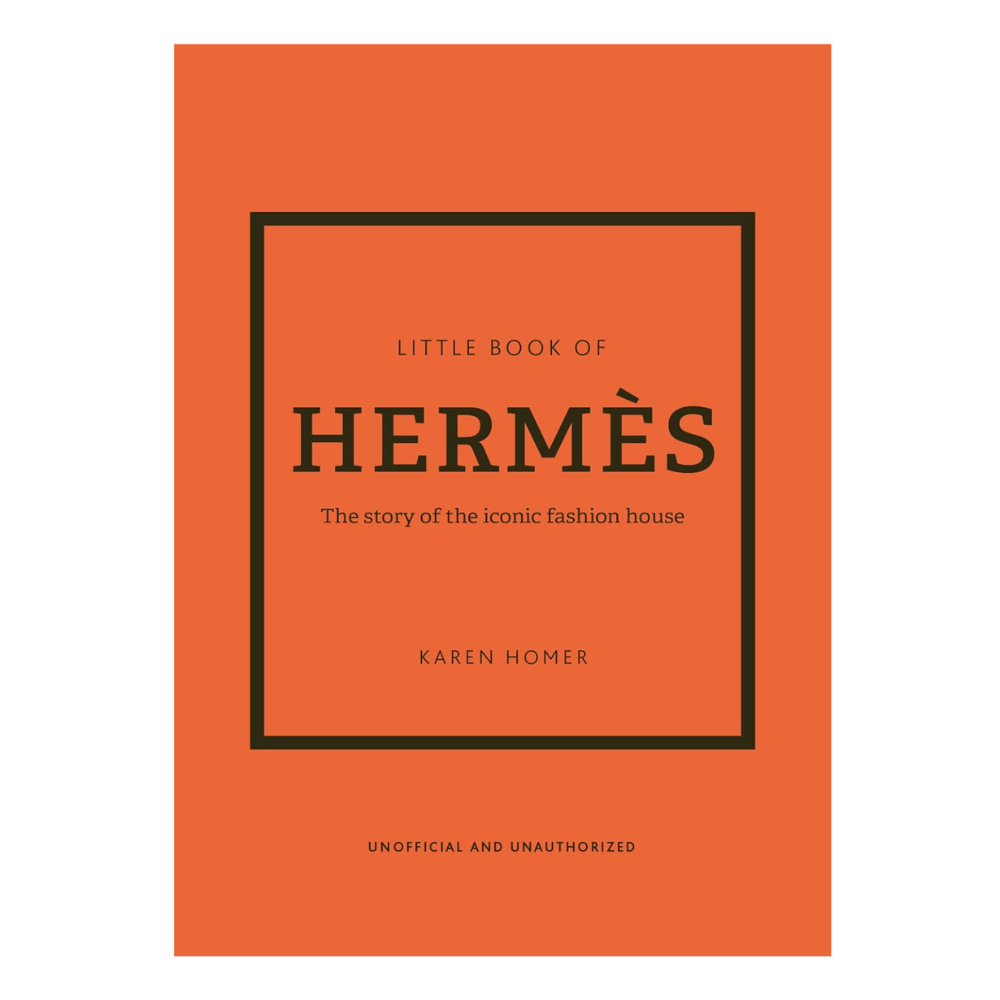 orange coffee table book wit hblack text