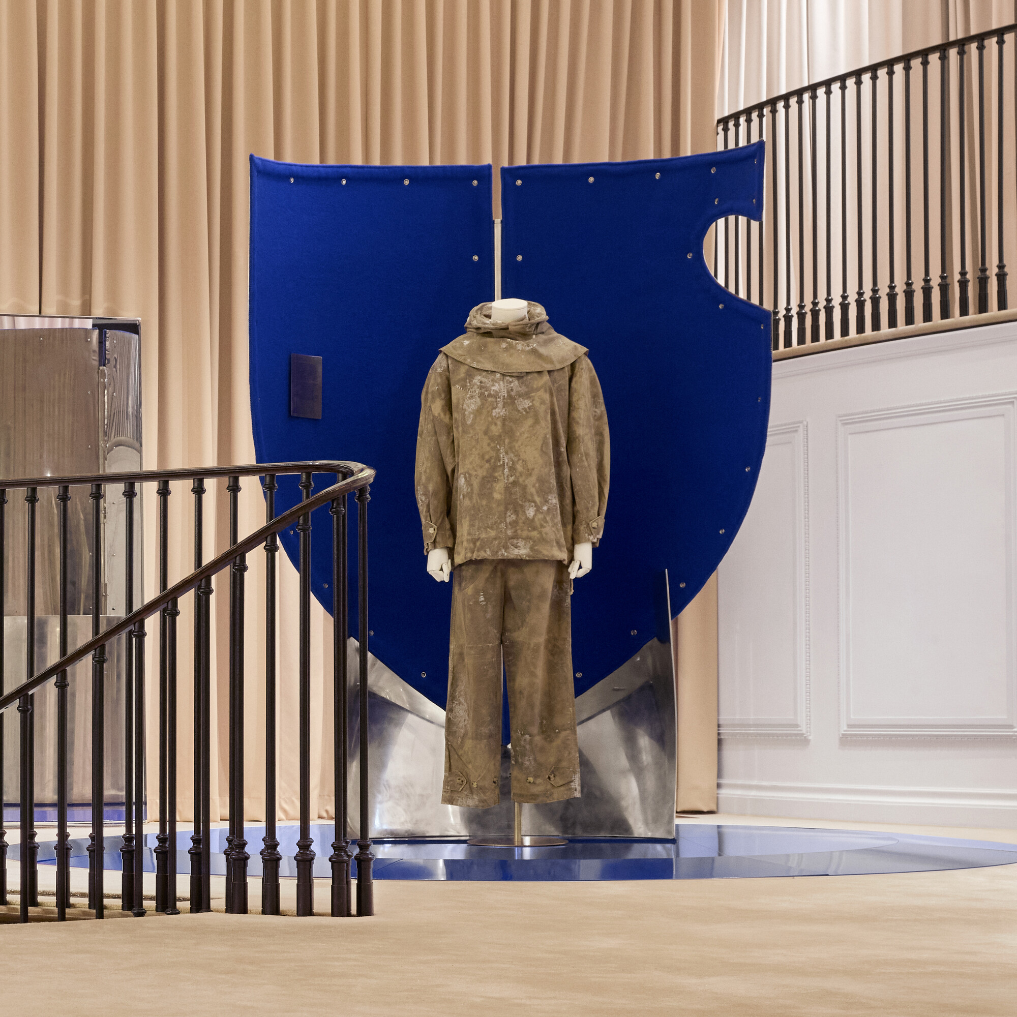 Burberry's replica of the lightweight gabardine outfit that Sir Ernest Shackleton and his crew wore for their ill-fated expedition across Antarctica.