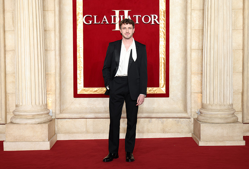 LONDON, ENGLAND - NOVEMBER 13: Paul Mescal attends the Royal Film Performance and Global Premiere of