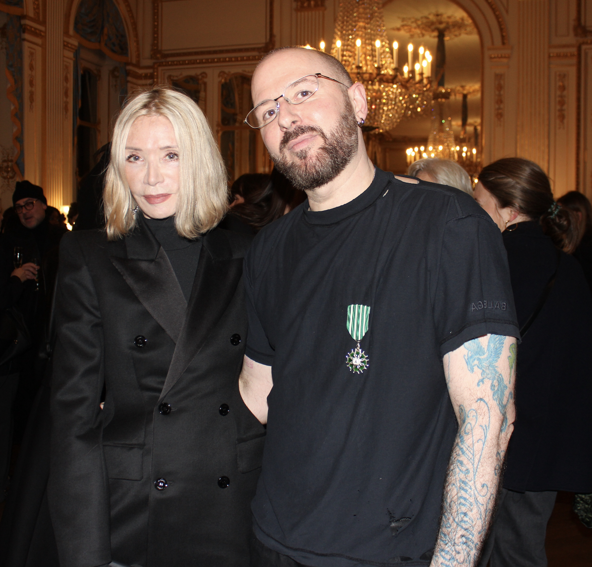 Danielle Slavik and Demna in January 2025.