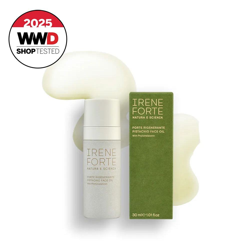 Irene Forte Pistachio Face Oil on white background