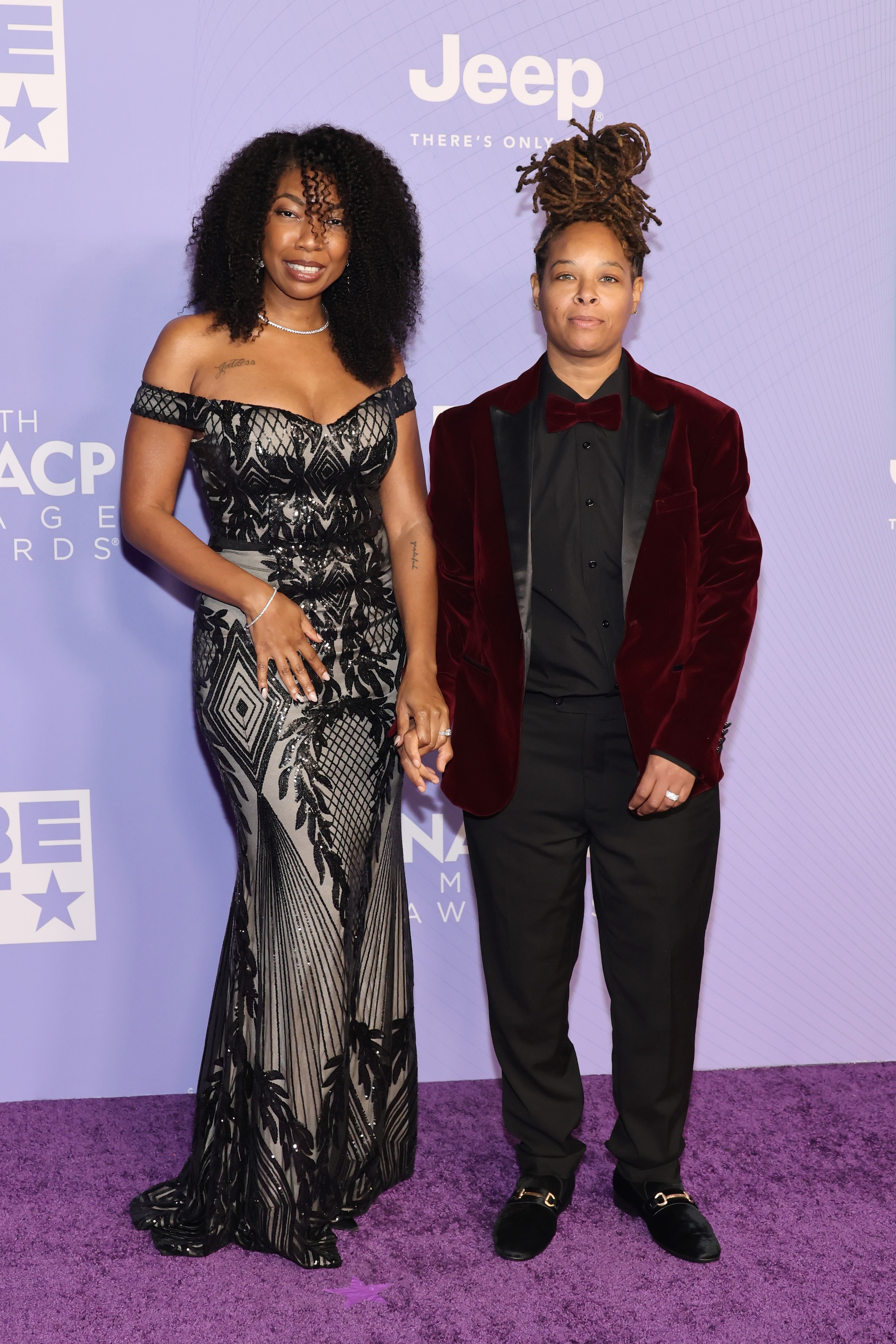 (L-R) Marshay Wayans and Chaunté Wayans attend the 56th NAACP Image Awards at Pasadena Civic Auditorium on February 22, 2025 in Pasadena, California.