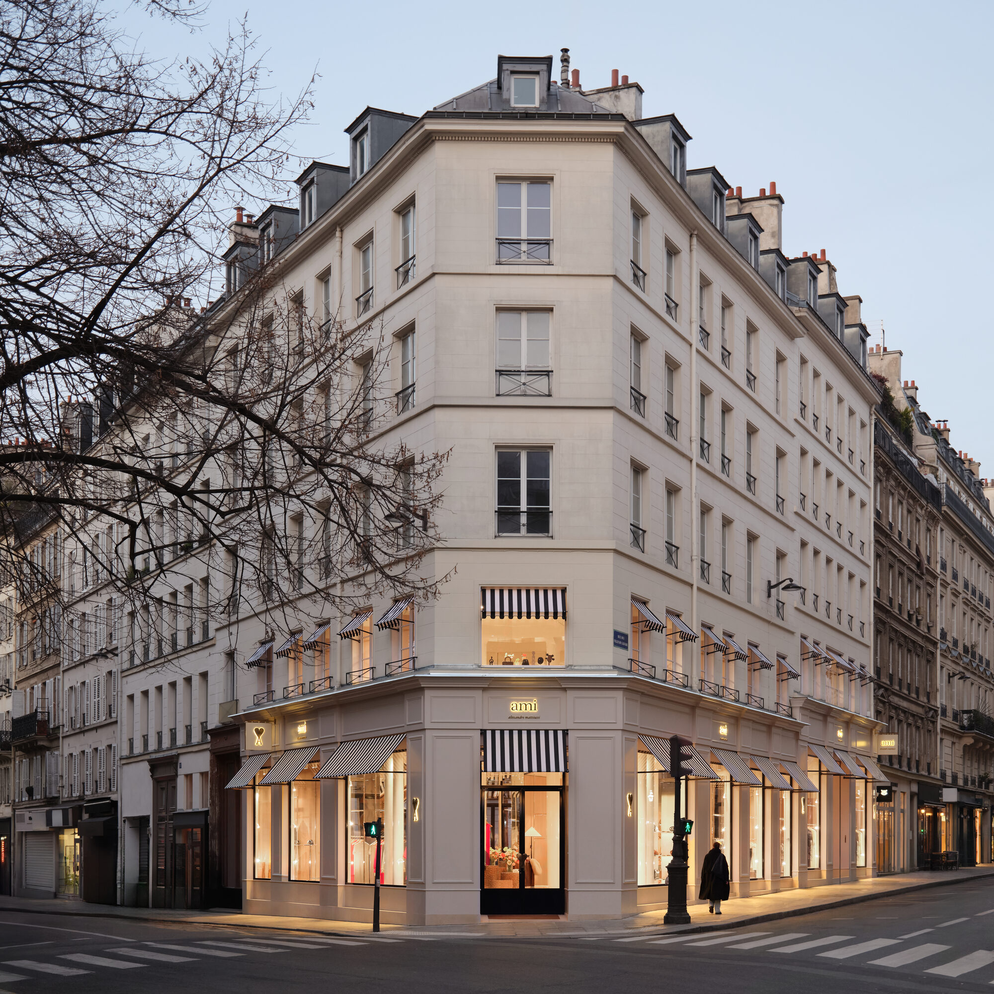 The Ami Paris store on Rue de Turenne.