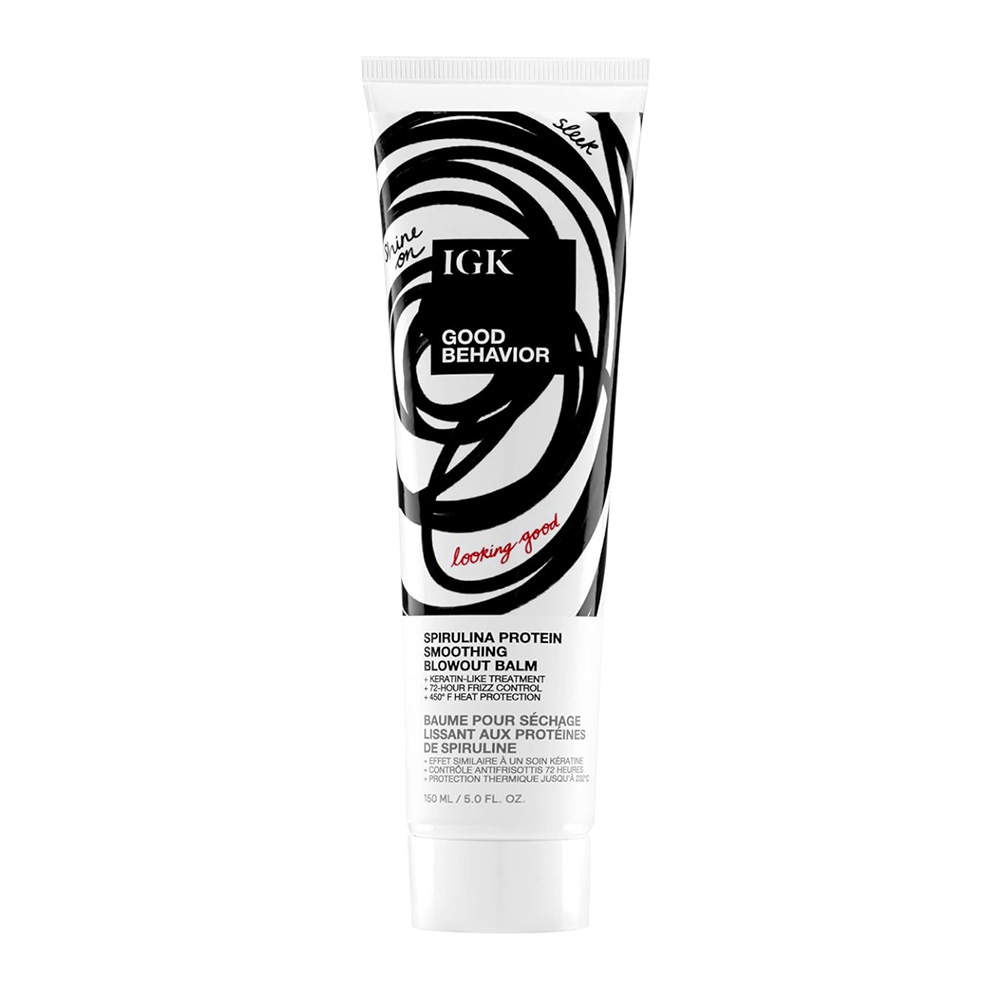 IGK Good Behavior Spirulina Protein Smoothing Blowout Balm