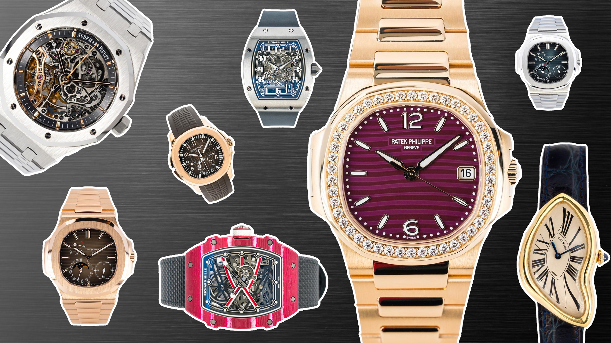 Kettle Kids' most in demand watches from Audemars Piguet, Cartier, Patek Philippe and Richard Mille