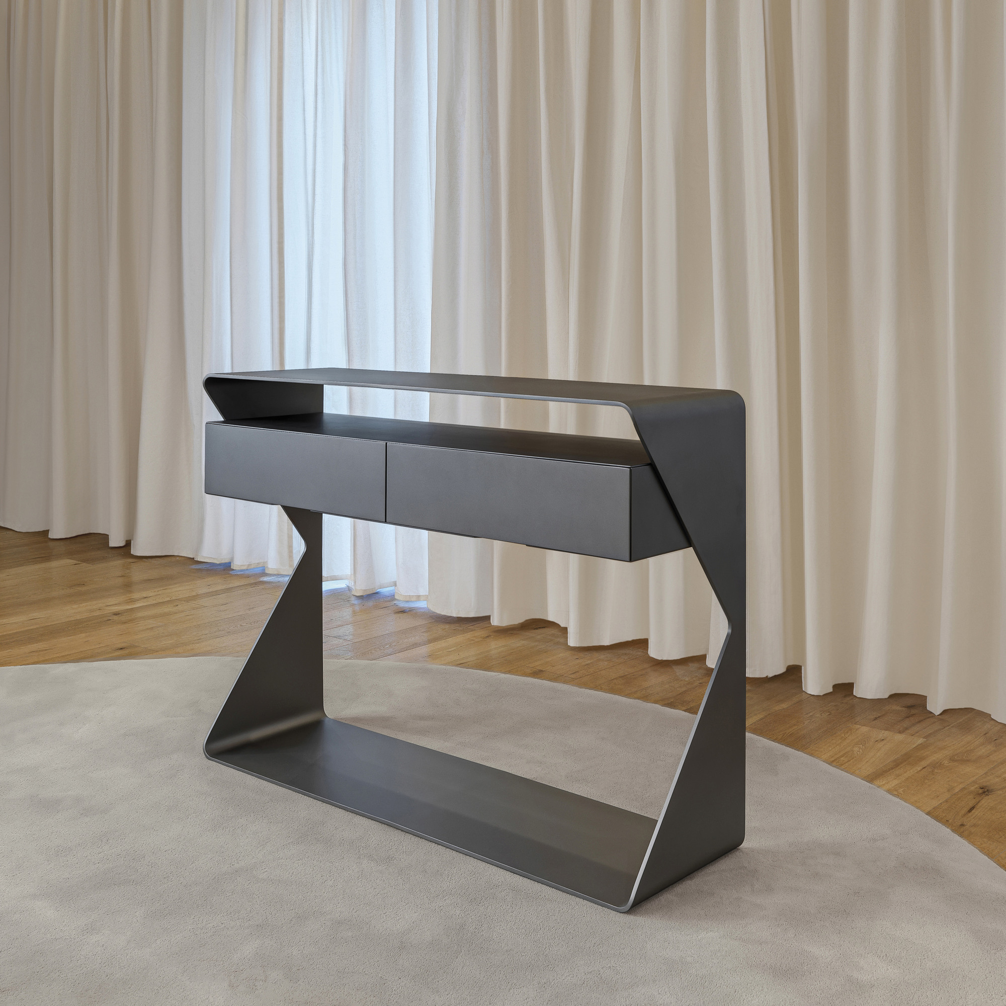 Furniture pieces from the 2025 Karl Lagerfeld Maison collection dubbed K/Wellen.