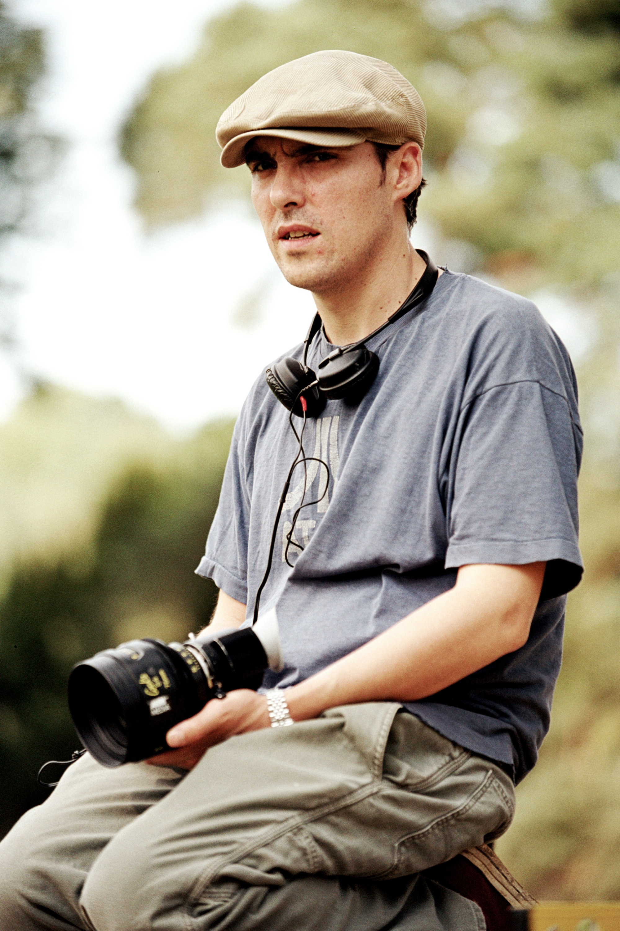 Joe Wright on the set of 'Pride & Prejudice.'