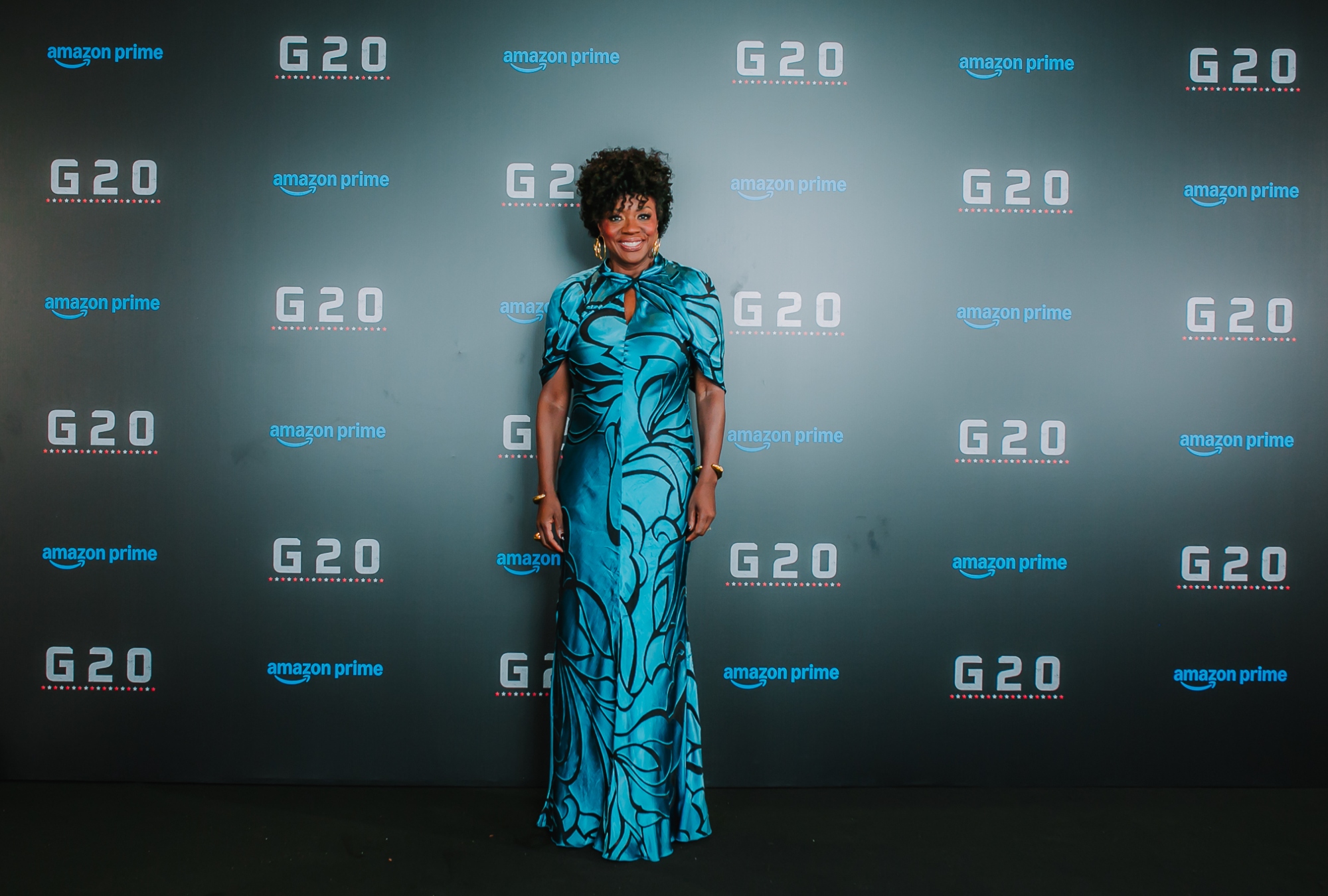 Viola Davis wearing Alberta Ferretti at the Rio de Jeneiro screening of
