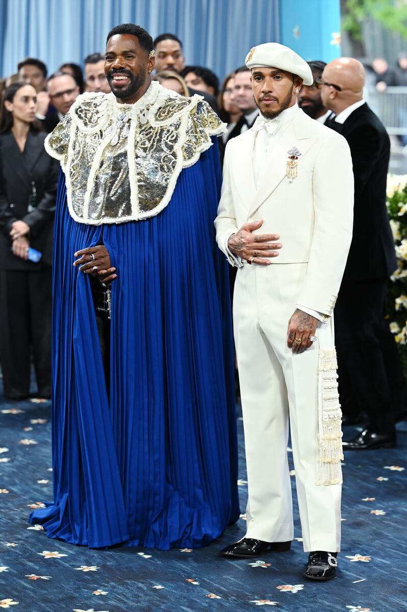 Colman Domingo, Lewis Hamilton at The 2025 Met Gala Celebrating