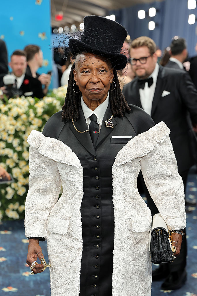 NEW YORK, NEW YORK - MAY 05: Whoopi Goldberg attends the 2025 Met Gala Celebrating
