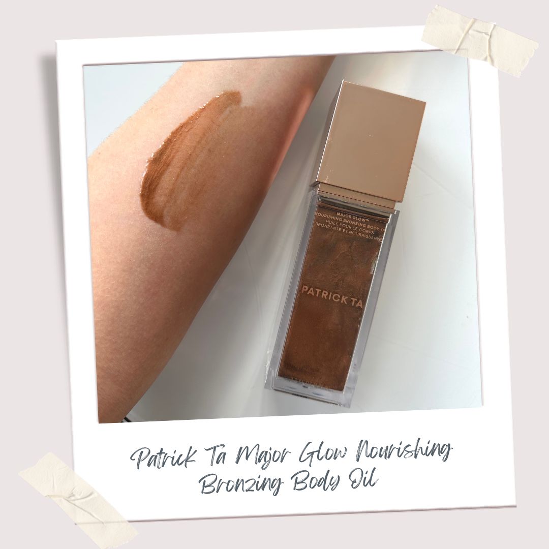 editor testing patrick ta body shimmer