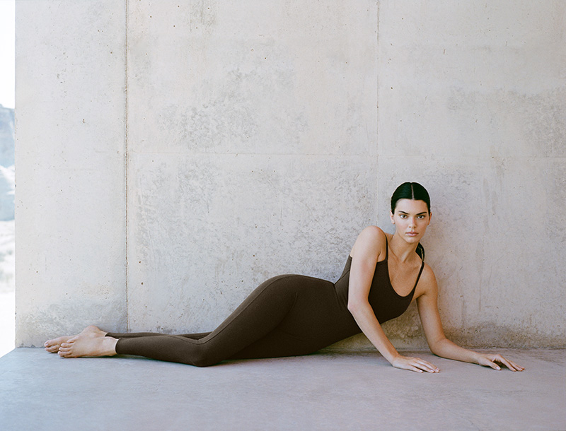 Kendall Jenner models for Alo's fall 2025 campaign.