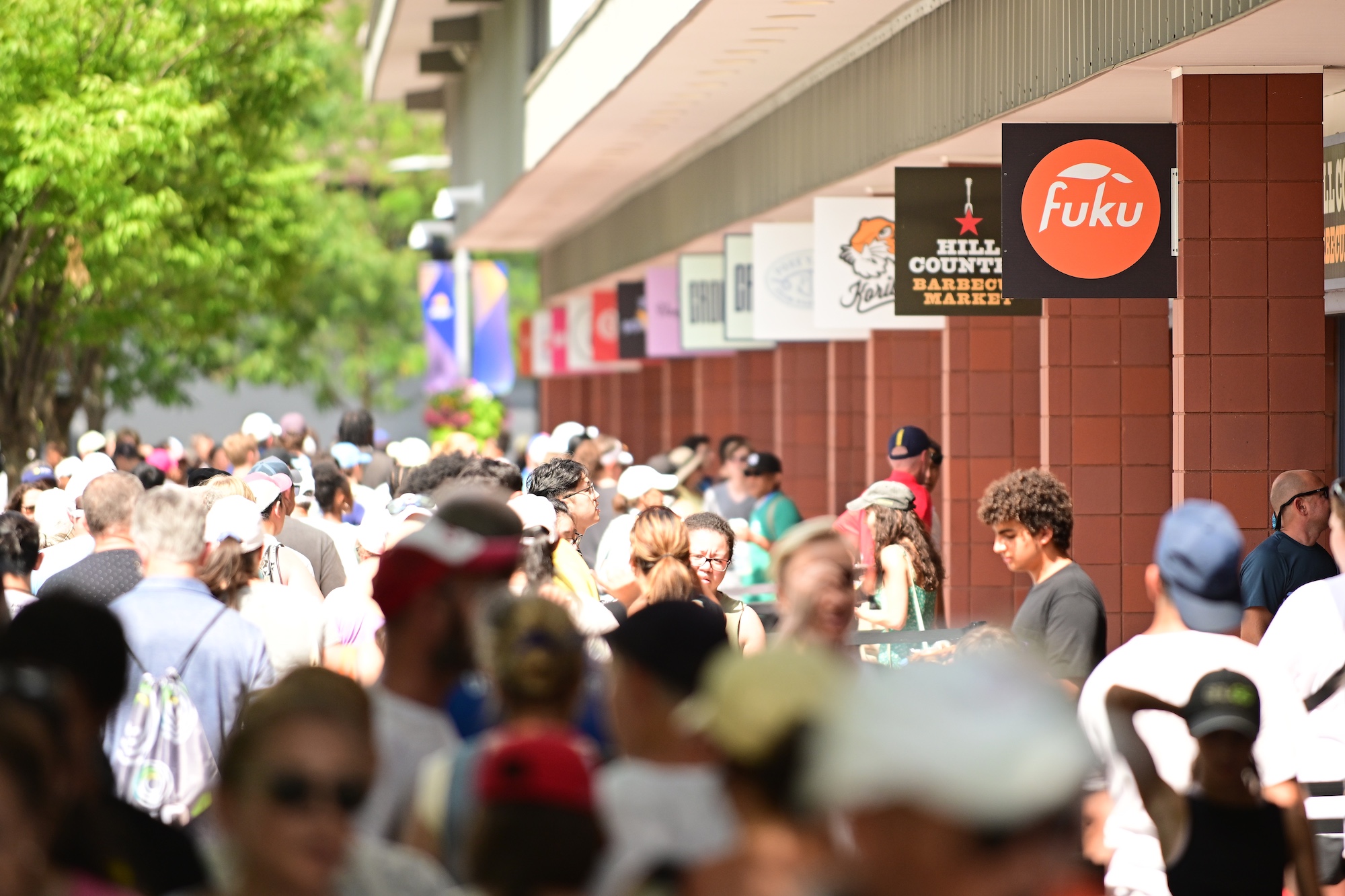 A general view of Fuku at the 2024 US Open on Monday, Aug. 19, 2024 in Flushing, NY. (Mike Lawrence/USTA)
