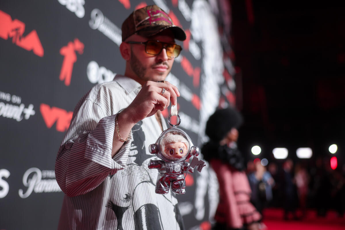 Marko Monroe at the MTV Video Music Awards 2025 held at UBS Arena on September 07, 2025 in New York, New York.
