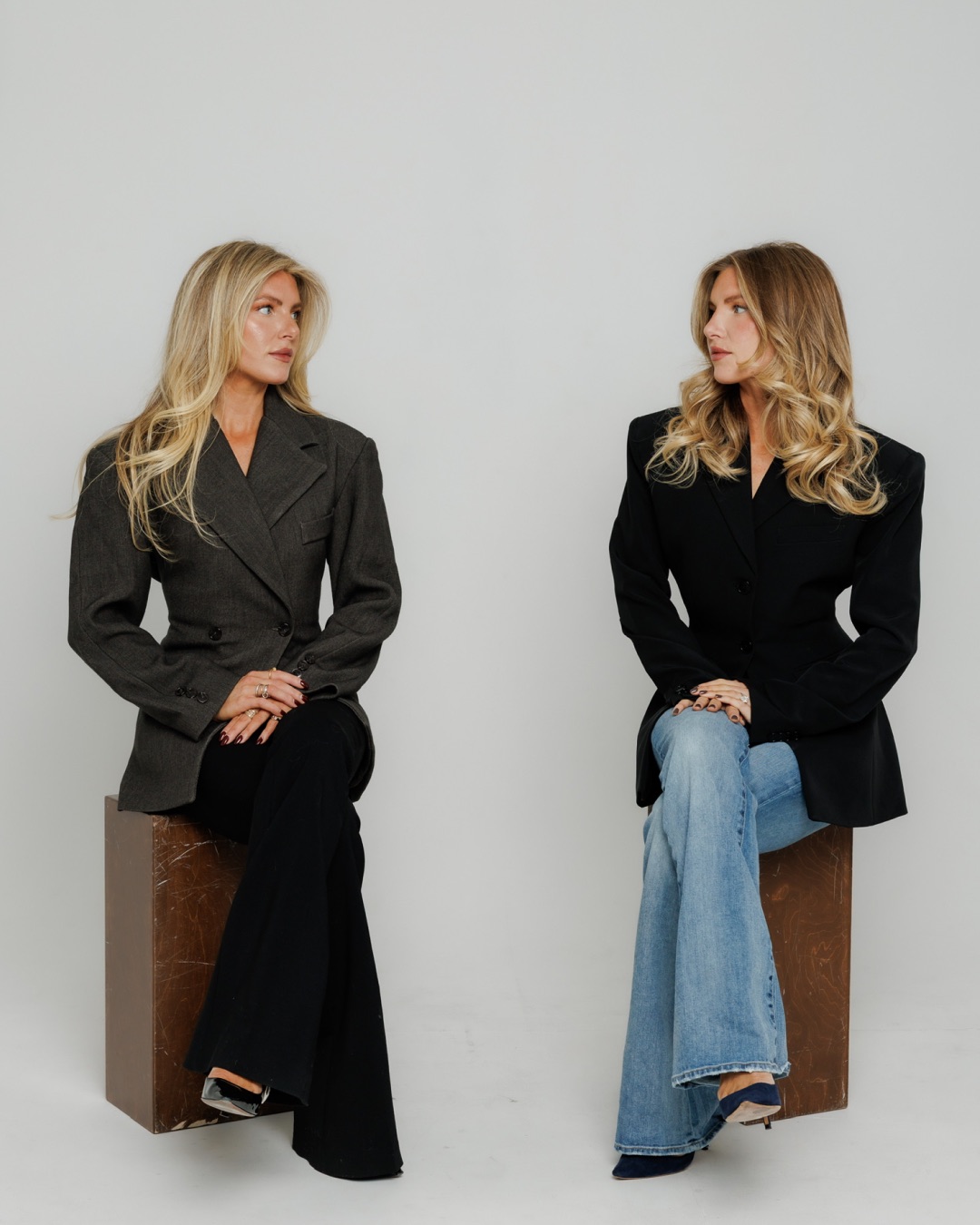 Danielle (left) and Brigette (right) Pheloung.