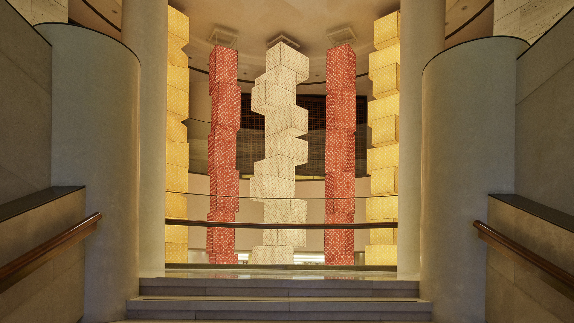 The atrium of the